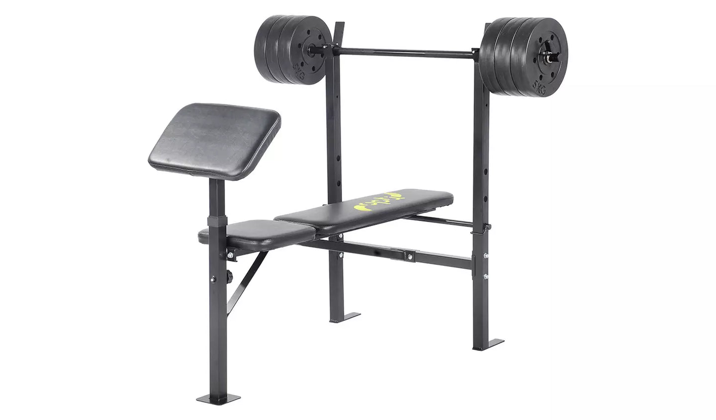 Opti Bench with 30kg Weights